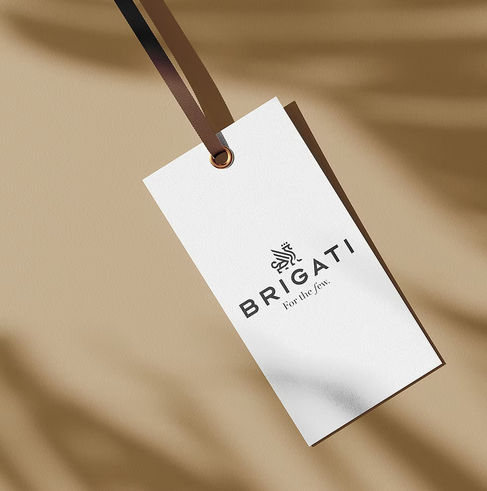 The Brigati swing tag