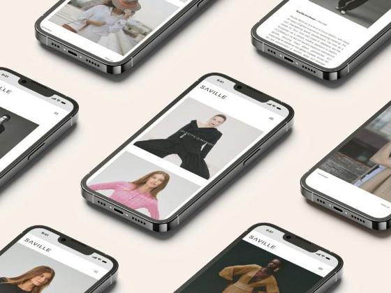 The Saville site across a set of phones