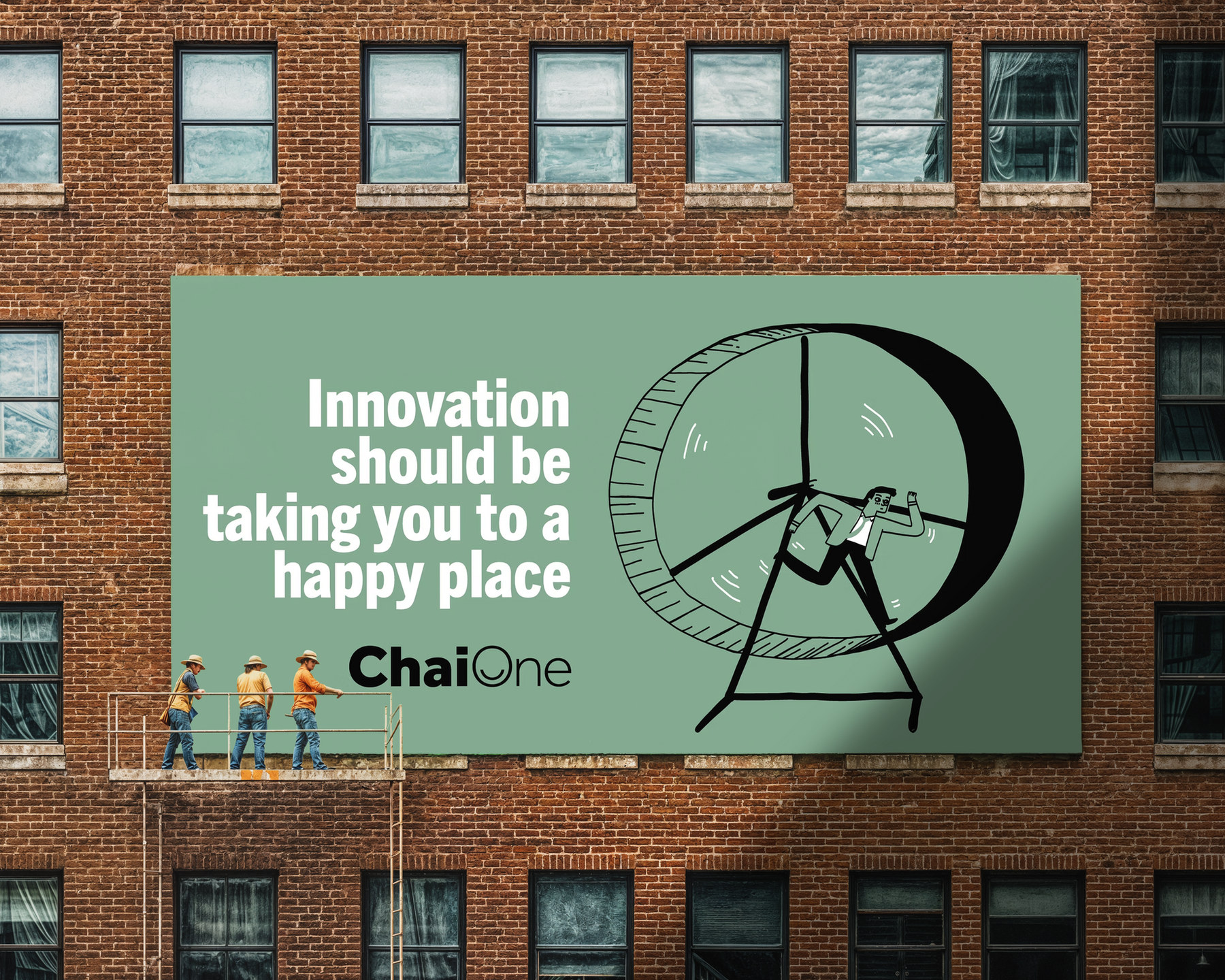ChaiOne urban billboard