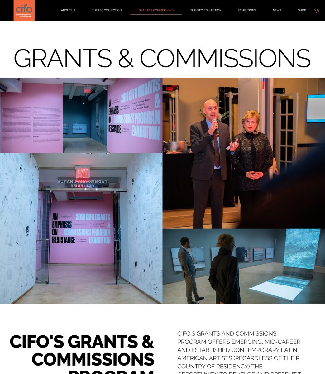 CIFO grants and commissions