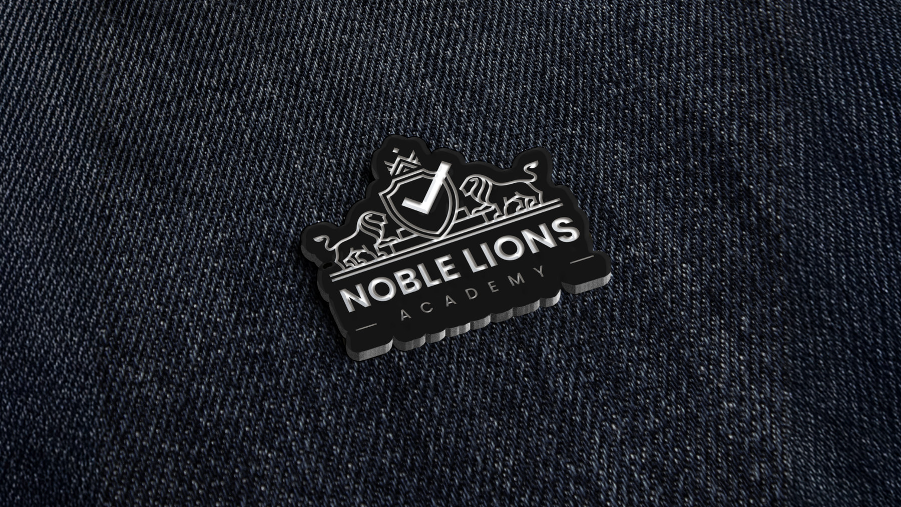 The Noble Lions Academy patch on a uniform