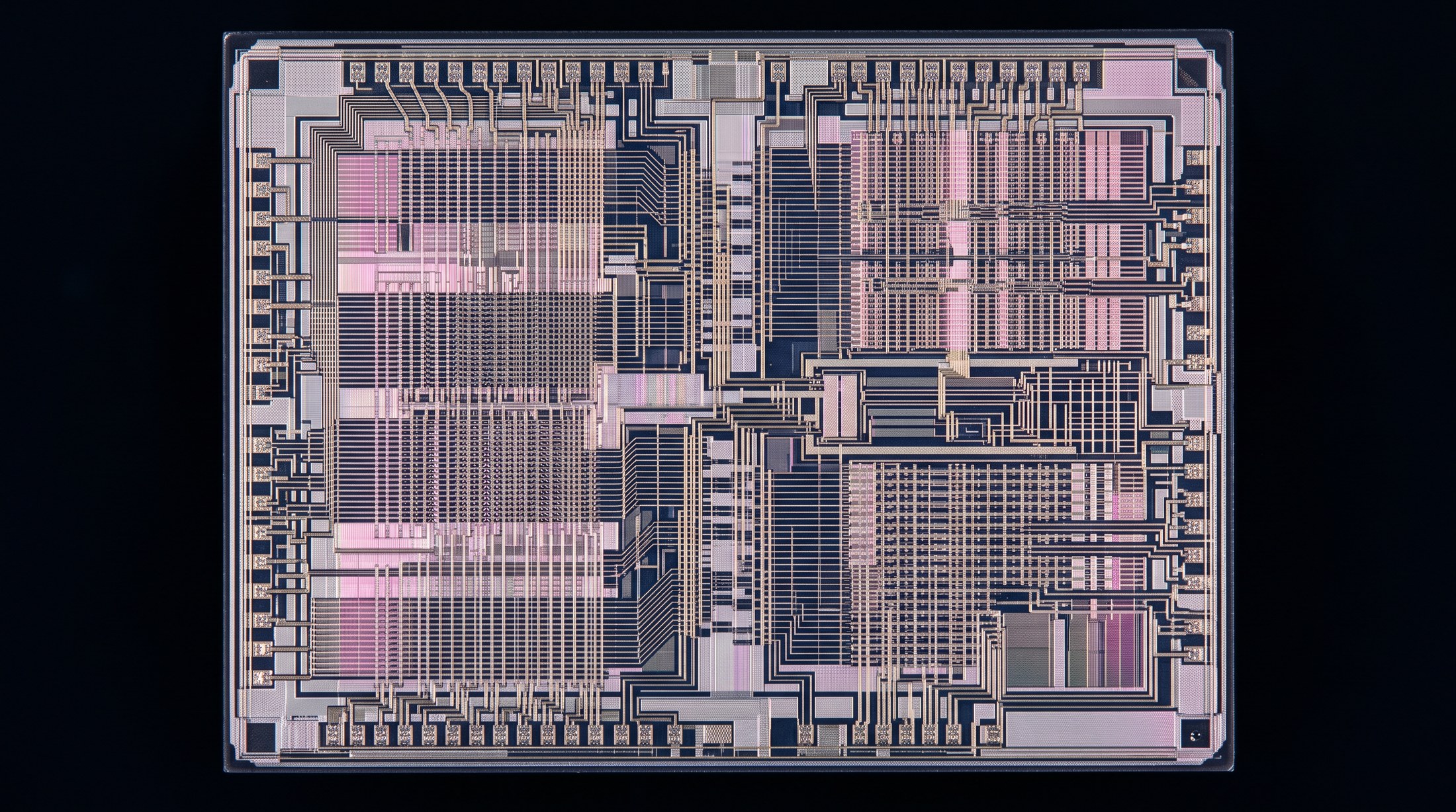 A microprocessor die