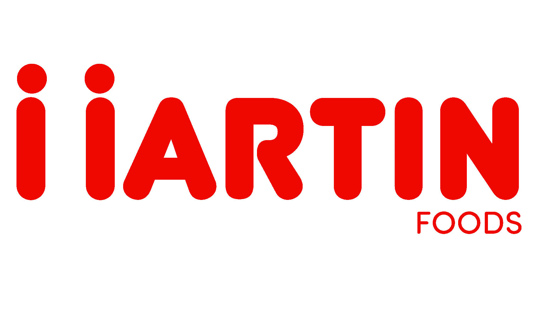 The Martin Foods wordmark, the M built from two people