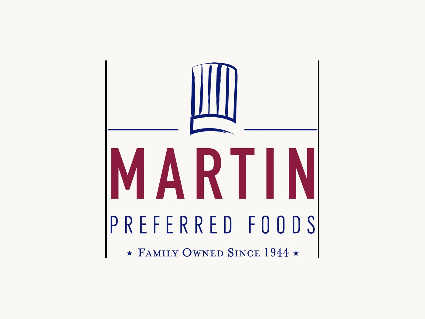 The Martin Preferred Foods mark, before the workshop