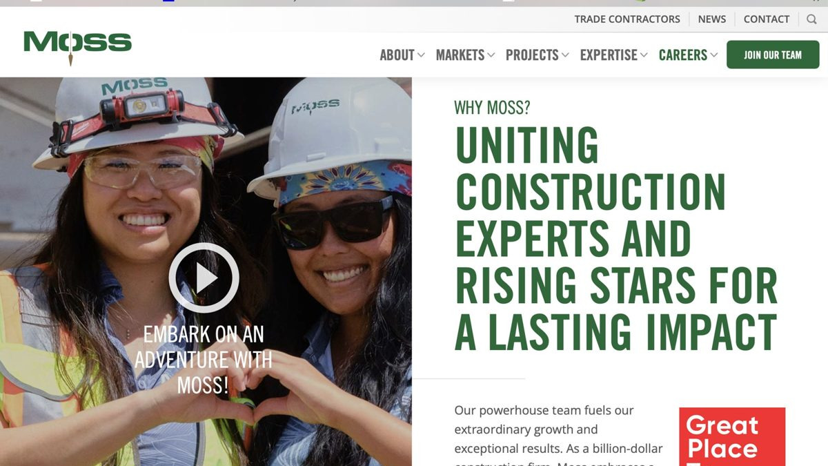 The Moss careers platform