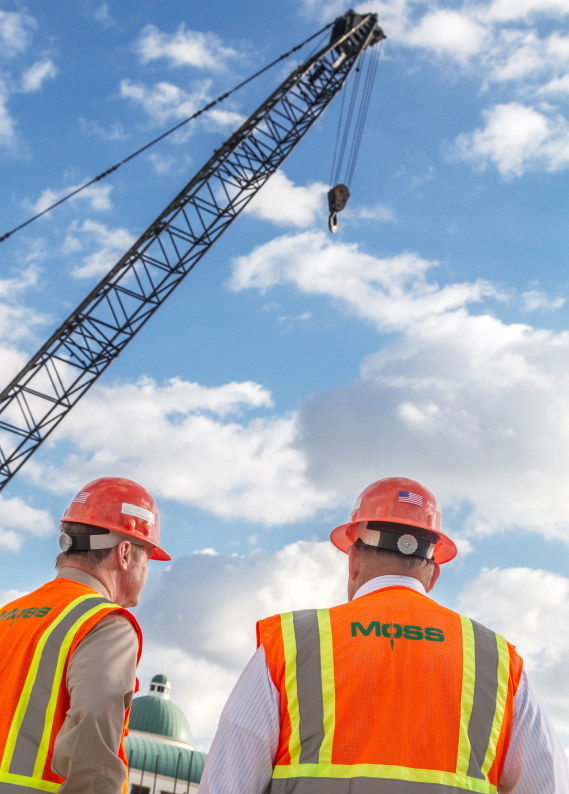 Construction crew on site