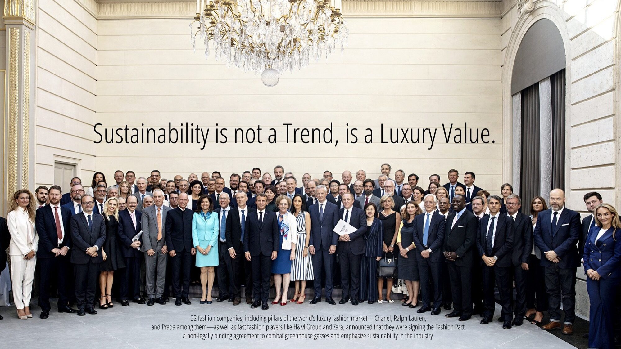 Sustainability is not a trend, it is a luxury value