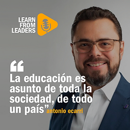 “La educación es asunto de toda la sociedad, de todo un país”, Antonio Ecarri