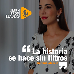 “La historia se hace sin filtros”, Mariana Atencio