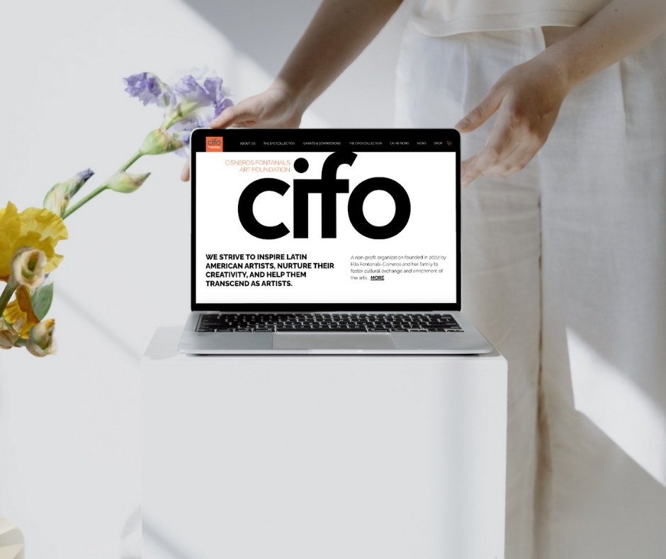 The CIFO mark and mission statement on the foundation's site