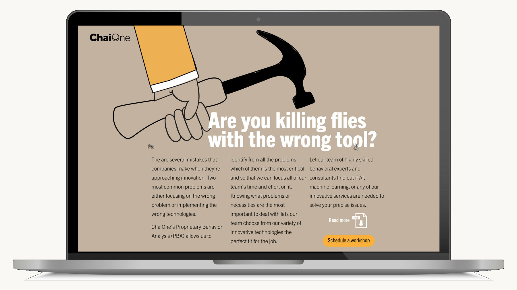 Are you killing flies with the wrong tool