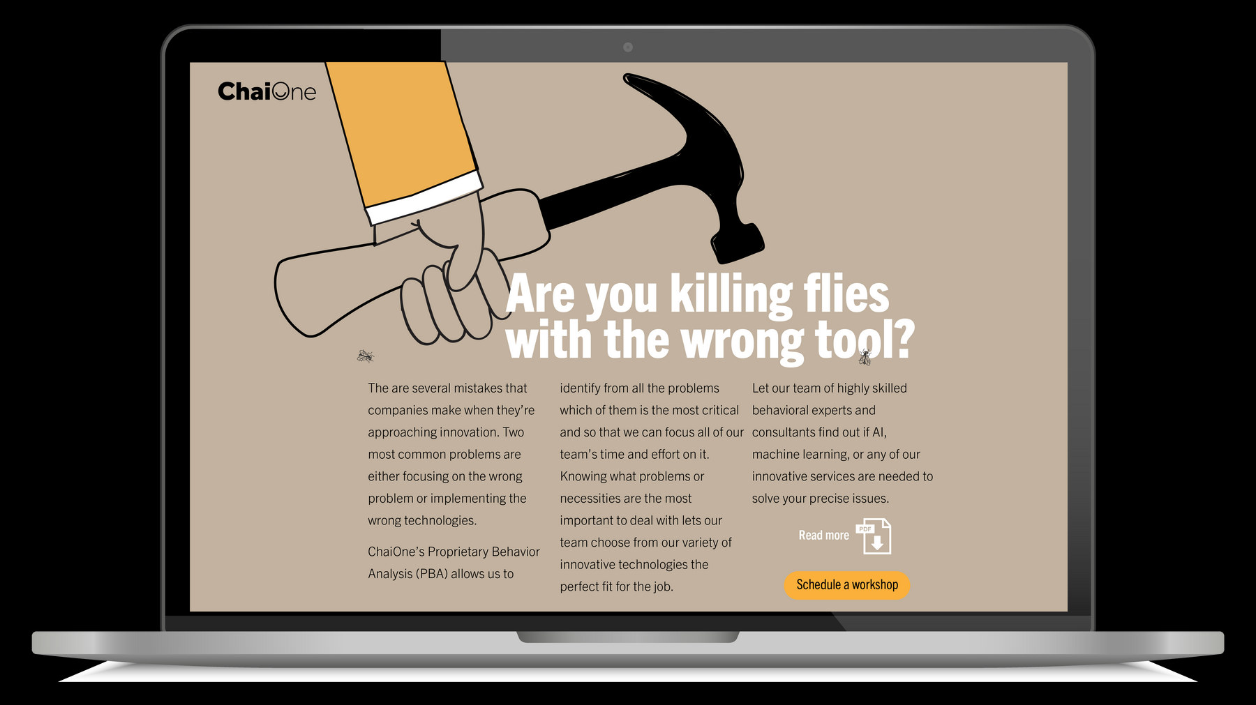 Are you killing flies with the wrong tool