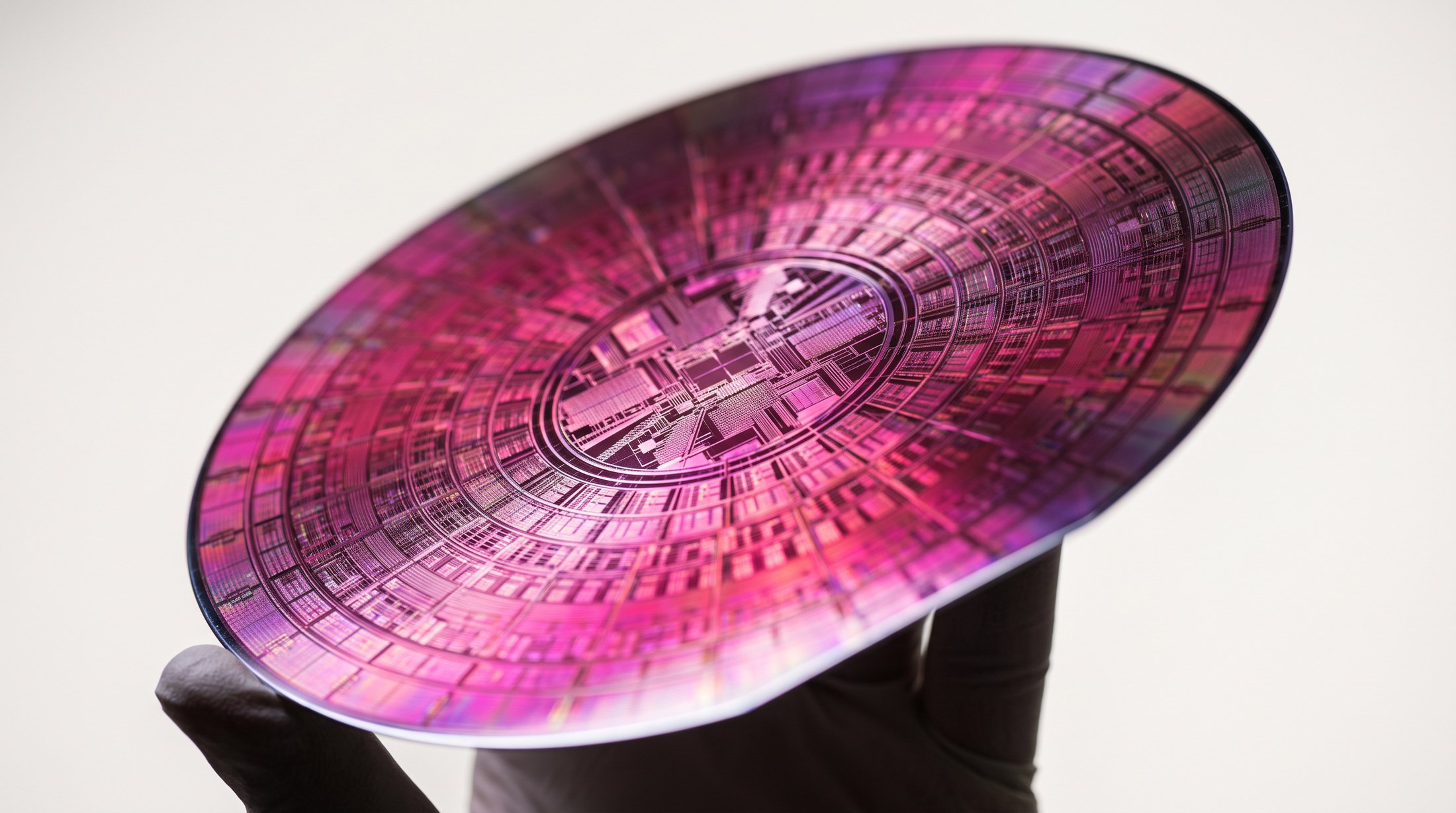 A silicon wafer